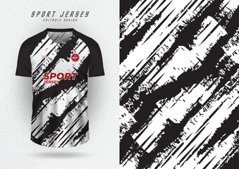 background for sports jersey soccer jersey running jersey racing jersey brush pattern black and white
