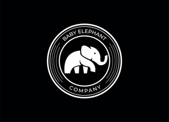 elephant logo vector icon illustration