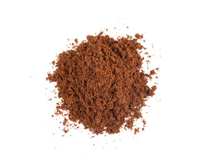 coffee powder on transparent png
