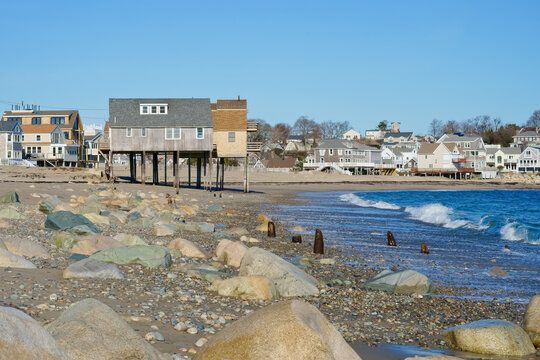 Peggotty beach Scituate MA USA