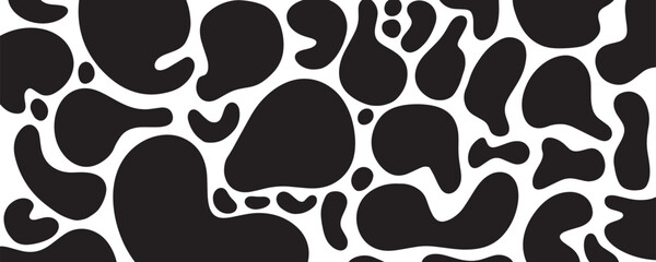 Dynamic fluid shape abstract  elements background design vector. Creative minimalist flat style art template.