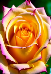beautiful rose flower with dew drops
