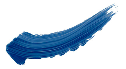 shiny blue brush isolated on transparent background blue watercolor png