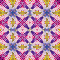 Oriental traditional pattern. Repeated maroccan crosses mosaic tiles. Lantern shapes motif. Tracery window wallpaper. Arabesque digital paper, textile print. Seamless surface design.