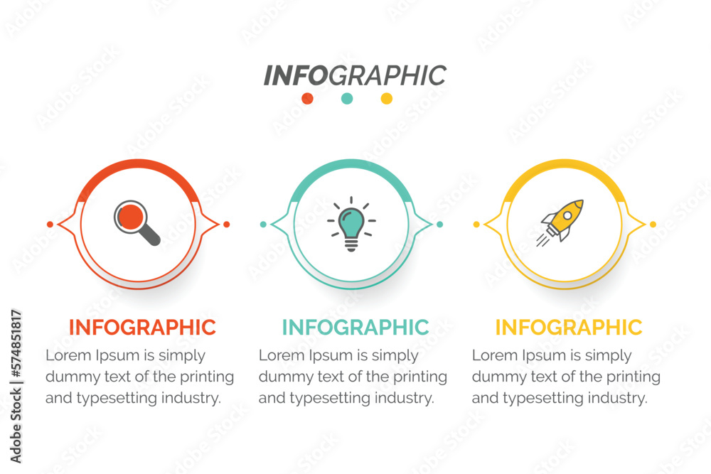 Aufkleber business data visualization. process chart. abstract elements of graph, diagram with 4 steps, option