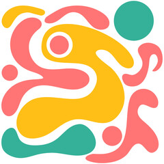 Abstract Shape Illustration