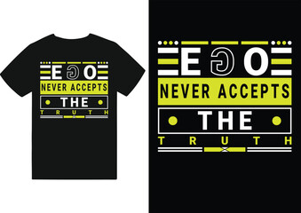 Typography T-Shirt Design with Minimalistic Look