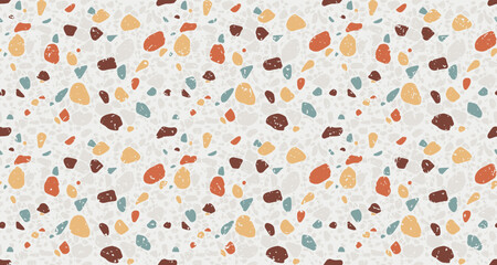 Terrazzo seamless patterns floor pattern collection wallpaper