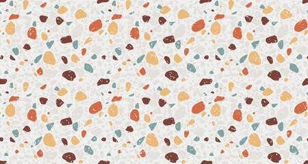 Terrazzo seamless patterns floor pattern collection wallpaper