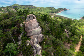 World War 2 fort remnants and bay views on Magnetic Island