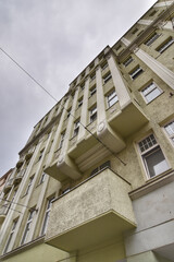 Low angle view of modern building in Poznan