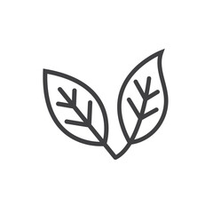 leaf eco friendly icon vector concept design