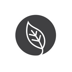 leaf eco friendly icon vector concept design