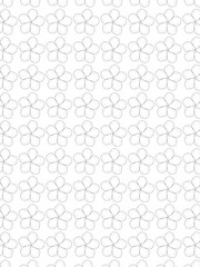 vector pattern. 
Beautiful black and white illustration for adult coloring book with rectangle abstract linear tribal pattern