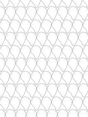 Naklejka premium vector pattern. Beautiful black and white illustration for adult coloring book with rectangle abstract linear tribal pattern