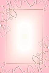 桜のピンクの背景(縦)