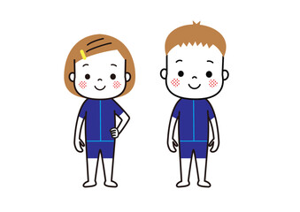 ジェンダーレス水着　男女共通のスクール水着