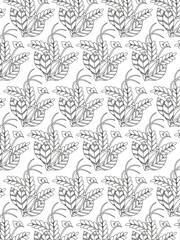 vector pattern. 
Beautiful black and white illustration for adult coloring book with rectangle abstract linear tribal pattern