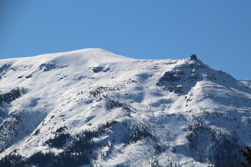 snow covered mountain