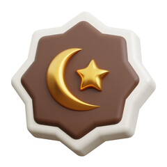 ramadan ornament symbol 3d illustration