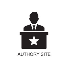 authory sit icon , business icon