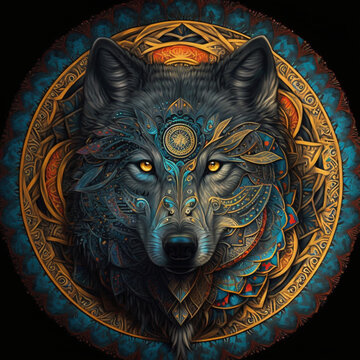 Wolf Mandala
