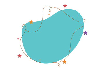 Flat Islamic Background design template for ramadan, eid alfitr, isra mi’raj, and islamic new year with space area.