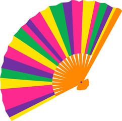 Cinco de mayo paper fan element