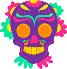 Mexican skull element