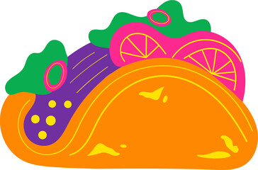 Tacos illustration element