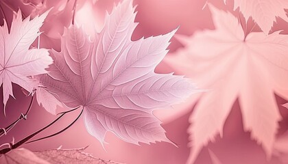 Beautiful Designer Seasonal Background with Light pink Color Hue Autumn Modern Wallpaper Template with Vibrant Hues and Stunning Scenery for Presentation, Ad, and All Applications (generative AI)