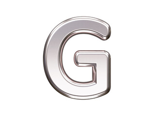 Alphabet text effect vector element transparent 