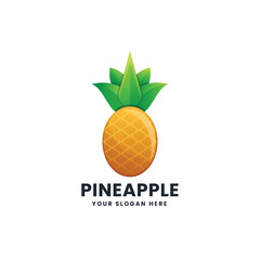 Gradient Color Pineapple Logo