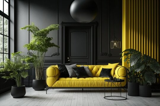 Mustard yellow sofa set online