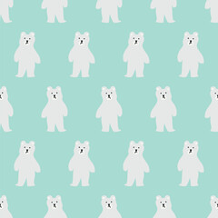Seamless Surface Pattern Design, bear Art for Home Textiles Dress Sweater Scarf Bedding Mats and Packaging