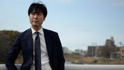 ビジネスマンの男性