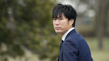 ビジネスマンの男性