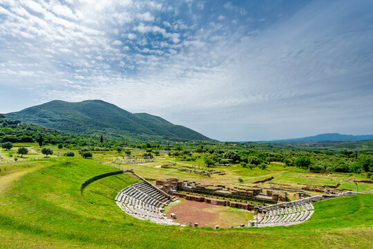 Messene, Greece. The ancient Theater