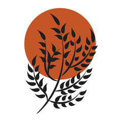 Abstract Flower Design. Hand Flower design for print or use as poster, card, flyer or T Shirt