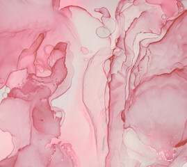 Feminine Liquid Marble. Abstract Illustration.