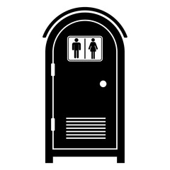 Portable Toilet Svg | Mobile Toilet Svg | Outdoor Toilet Svg