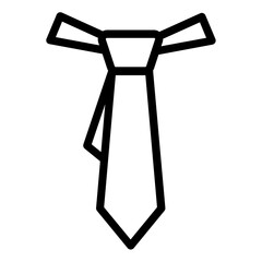 Tie outline icon