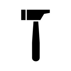 brick hammer icon or logo isolated sign symbol vector illustration - high quality black style vector icons
