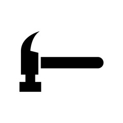 brick hammer icon or logo isolated sign symbol vector illustration - high quality black style vector icons
