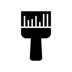 brush icon or logo isolated sign symbol vector illustration - high quality black style vector icons
