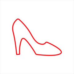 Women shoes icon vector illustration