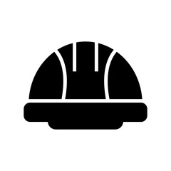 hard hat icon or logo isolated sign symbol vector illustration - high quality black style vector icons

