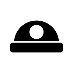 hard hat icon or logo isolated sign symbol vector illustration - high quality black style vector icons
