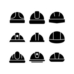 hard hat icon or logo isolated sign symbol vector illustration - high quality black style vector icons

