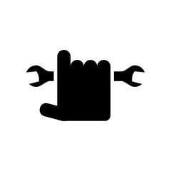 mechanic icon or logo isolated sign symbol vector illustration - high quality black style vector icons
